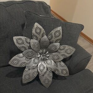 Silver Decorative Metal Wall Art